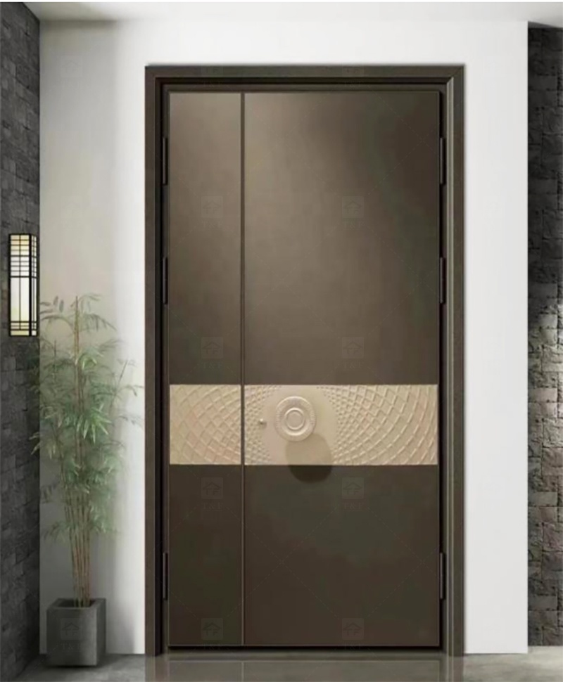 Wholesale Best Modern Design Luxury Interior and Exterior Security Doors Waterproof Hot Sale House Exterior Steel Door