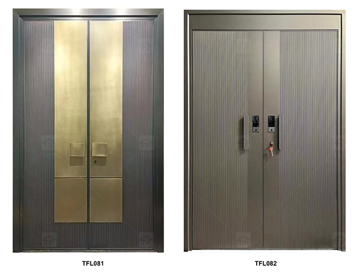 Wholesale Best Modern Design Luxury Interior and Exterior Security Doors Waterproof Hot Sale House Exterior Steel Door