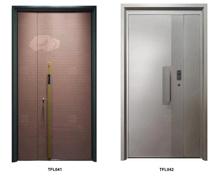 Wholesale Best Modern Design Luxury Interior and Exterior Security Doors Waterproof Hot Sale House Exterior Steel Door