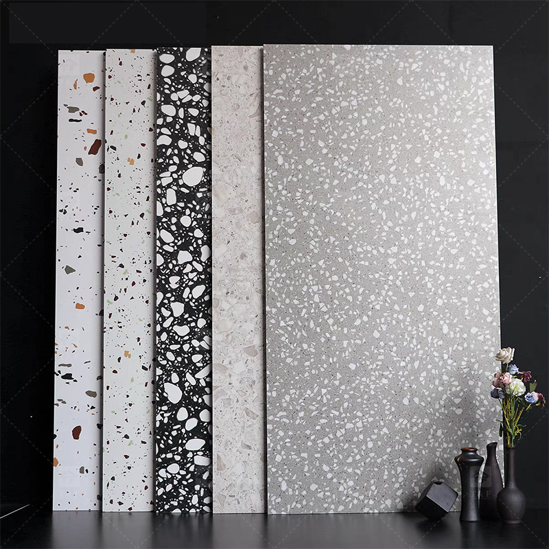 60 by 120 Porcelain Terrazzo Stone Flooring Tile 60x120 Rustic Carreaux Terrazzo Wall Floor Tiles