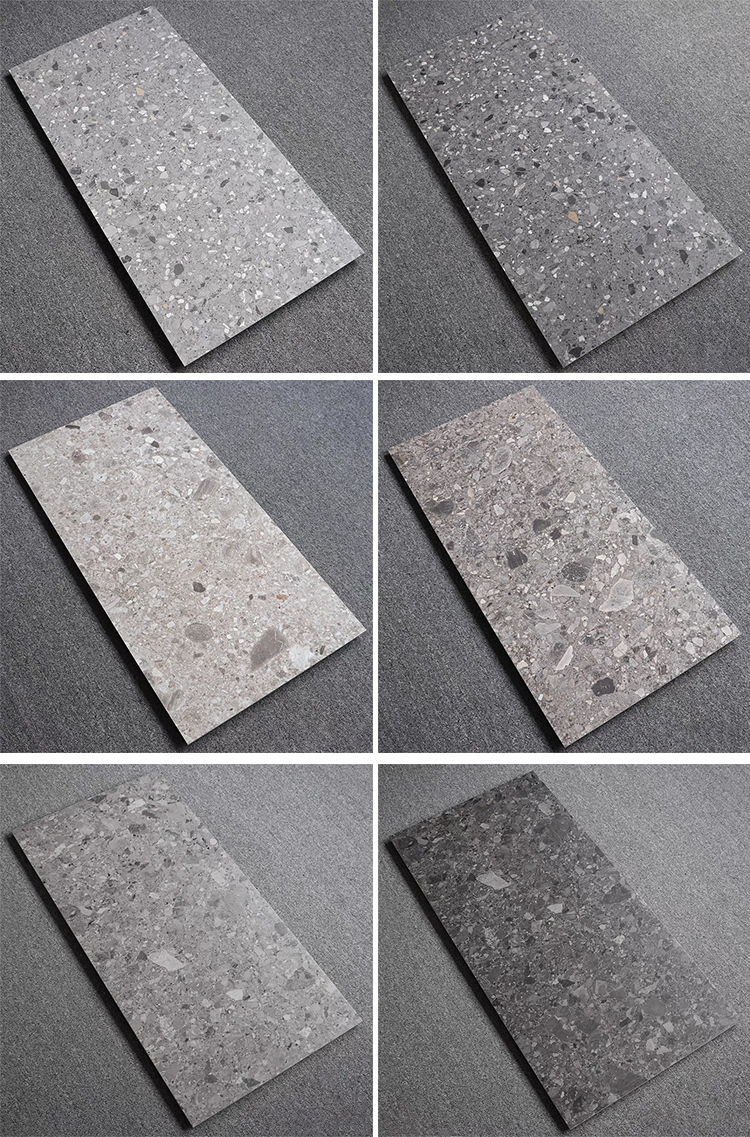 60 by 120 Porcelain Terrazzo Stone Flooring Tile 60x120 Rustic Carreaux Terrazzo Wall Floor Tiles