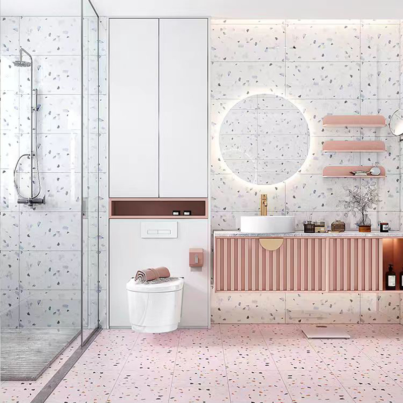 30x60 40x80 Terrazzo Tiles Ceramics for Bathroom and Toilet 12x24 Polished Glazed Kitchen Bathroom Shower Tile Wall and Floor