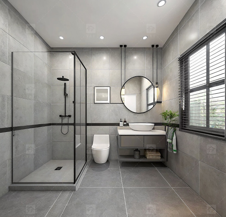 High Quality 600x600mm Anti-Slip Rustic Stone Porcelain Tiles Matte Finish for Bathroom Kitchen Hotel Luxury Villa Modern