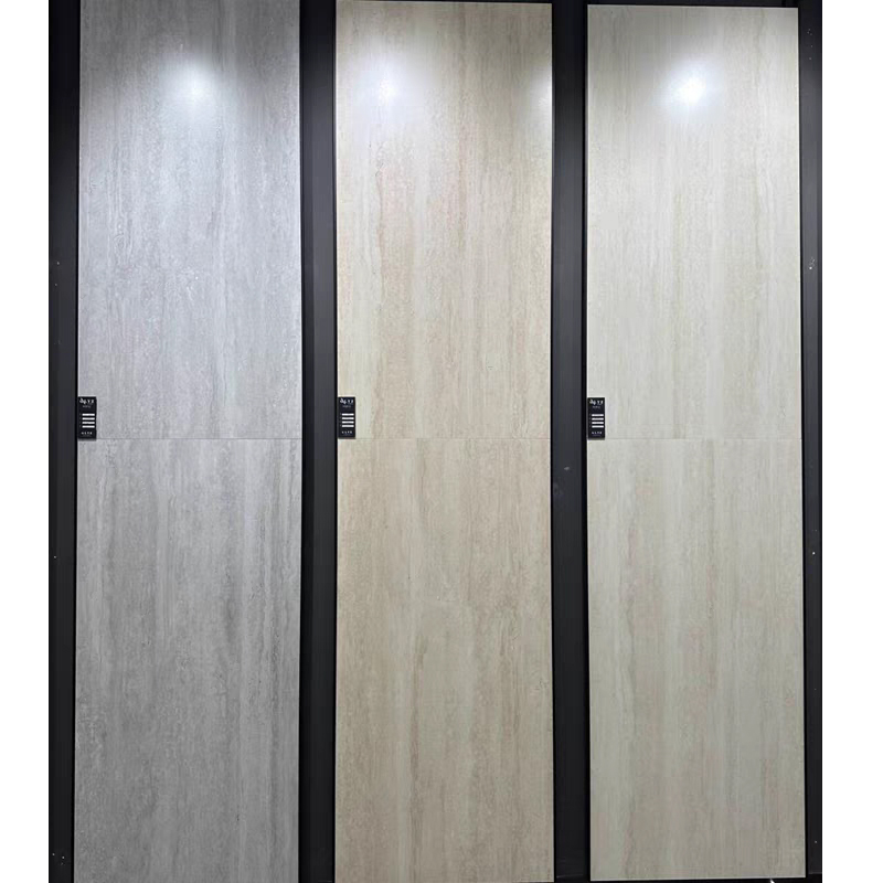 1200x600 Large Format Travertine Look Porcelain Tiles for Bathroom Living Room Wall Tile Floor