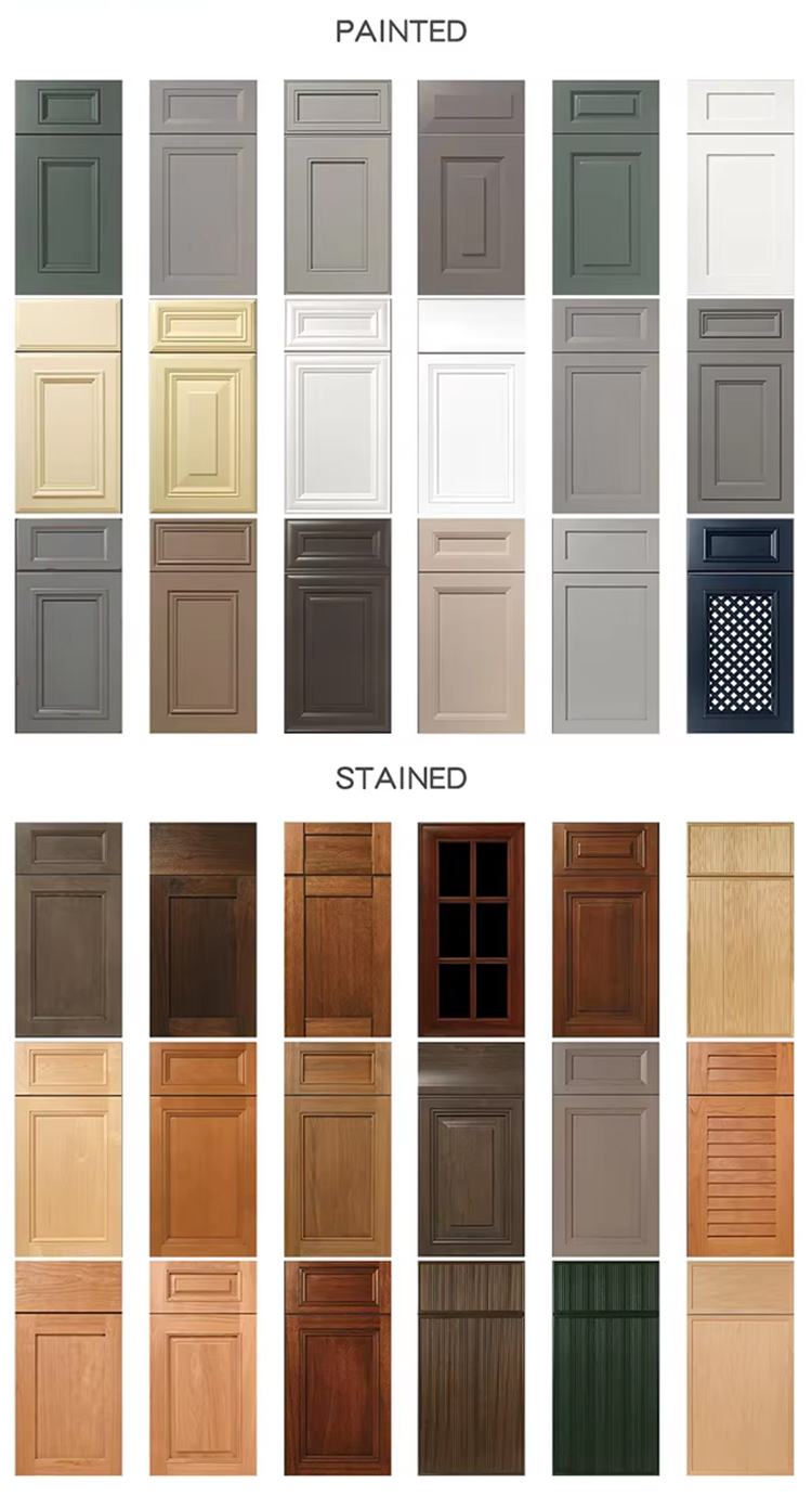 Custom Modern Modular Kitchen Cabinet Design Luxury Wood White Full Kitchen Cabinet Sets for Sale
