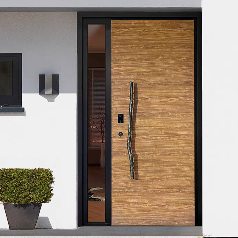 2025 High Quality New Cast Aluminum Doors Waterproof Modern Sound Insulation Anti-theft Measures for Home Entrance Armored