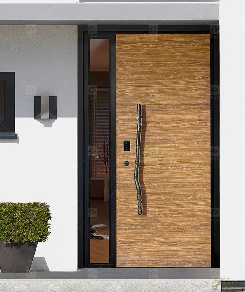 2025 High Quality New Cast Aluminum Doors Waterproof Modern Sound Insulation Anti-theft Measures for Home Entrance Armored