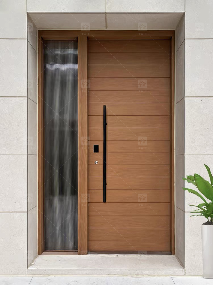 2025 High Quality New Cast Aluminum Doors Waterproof Modern Sound Insulation Anti-theft Measures for Home Entrance Armored