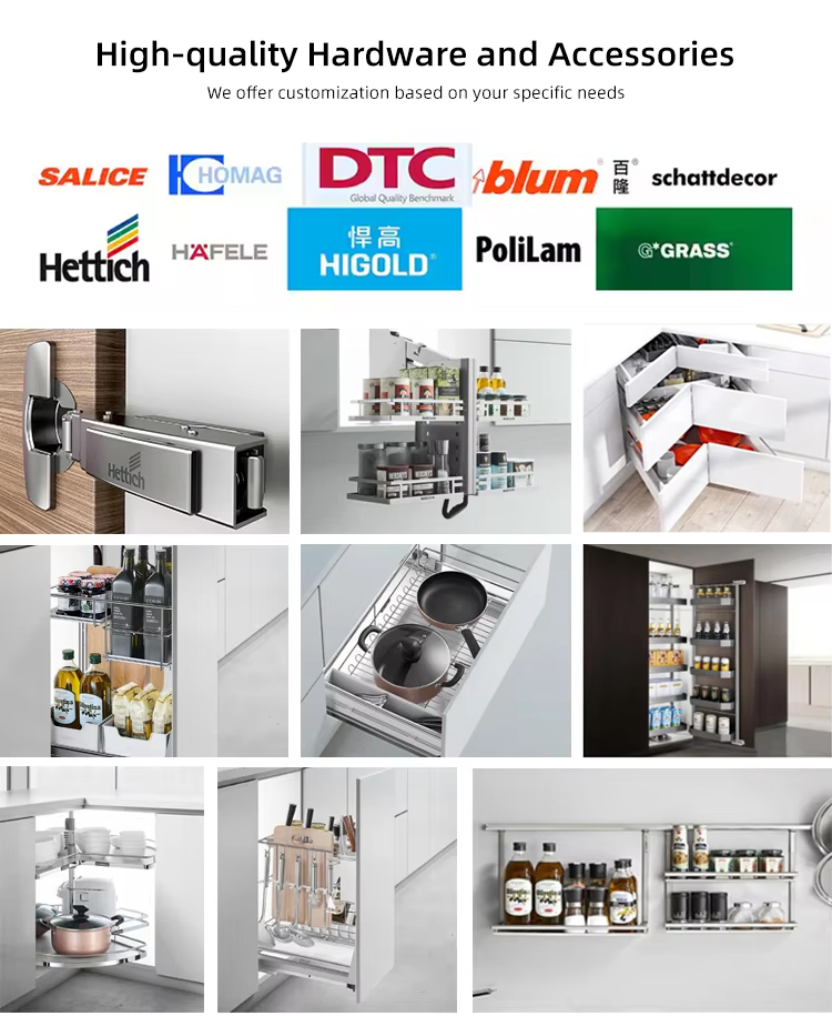 Modern Black Wood Kitchen Cupboards Designs Custom Complete Sets Home Furniture Kitchen Cabinets