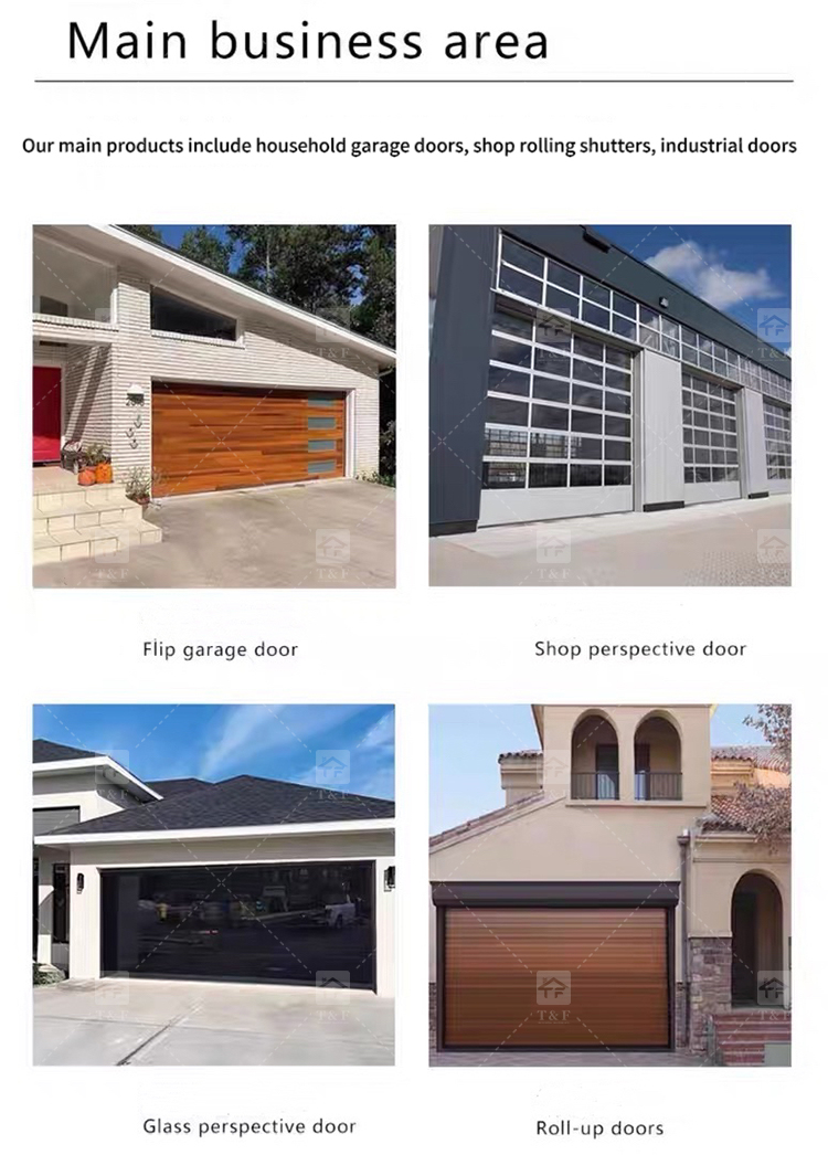 High Quality Modern Insulated Garage Door for Custom Villa & Residential Homes Customizable for Exterior Application