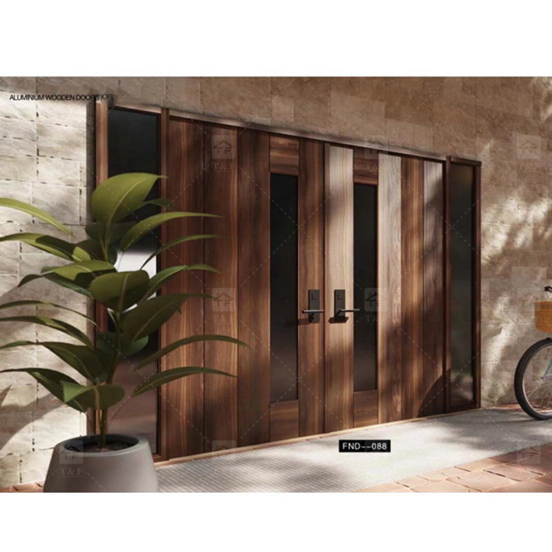 Modern Style High Quality Steel Door Cast Aluminum and Wrought Iron with Waterproof Finished Surface for Villa Application