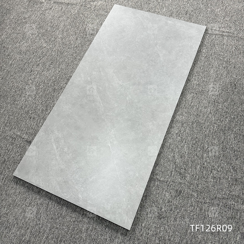 600x1200mm Semi Polished Matte Lappato Gray Porcelain Floor Tiles for Living Room Bathroom Interior