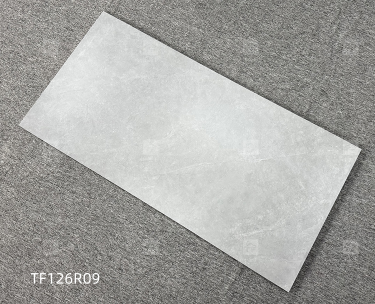 600x1200mm Semi Polished Matte Lappato Gray Porcelain Floor Tiles for Living Room Bathroom Interior