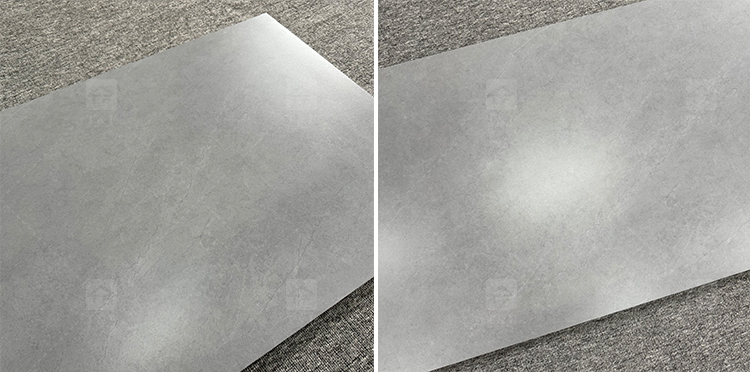 600x1200mm Semi Polished Matte Lappato Gray Porcelain Floor Tiles for Living Room Bathroom Interior
