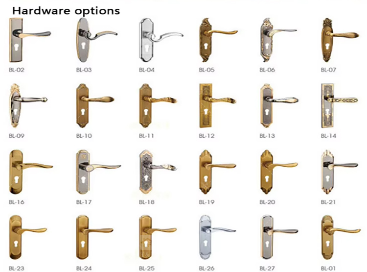 Modern Double Open Panel Design Finished Wooden Security Swing Front Entrance Door for Apartment Outdoor Use Villa Exterior