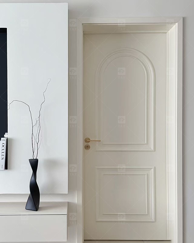 Modern Waterproof Solid Wood Interior Doors New Design with Accessories on Sale for Hotel and Bedroom Application