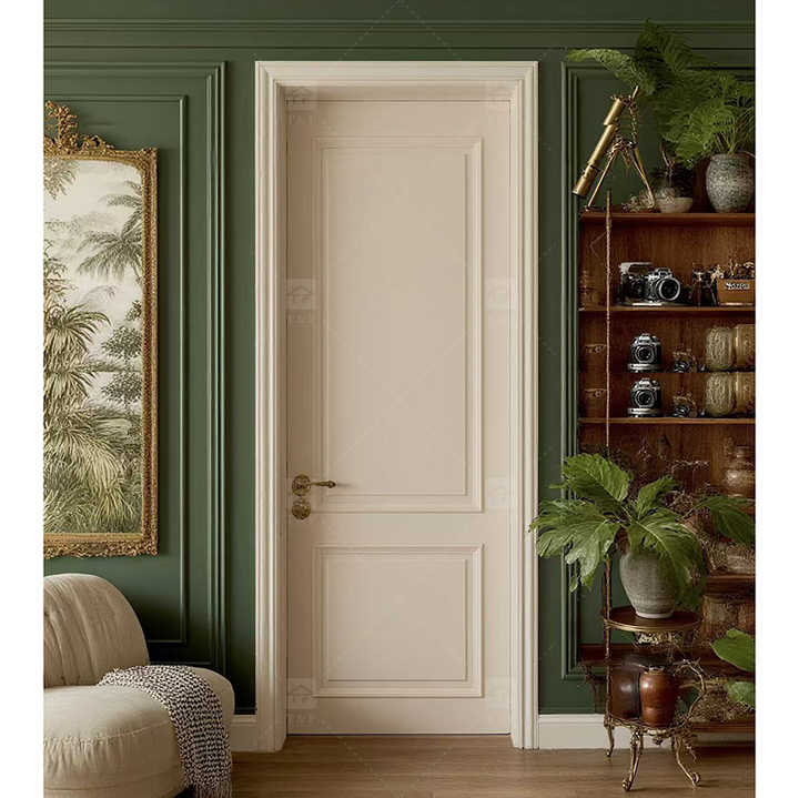 Modern Waterproof Solid Wood Interior Doors New Design with Accessories on Sale for Hotel and Bedroom Application