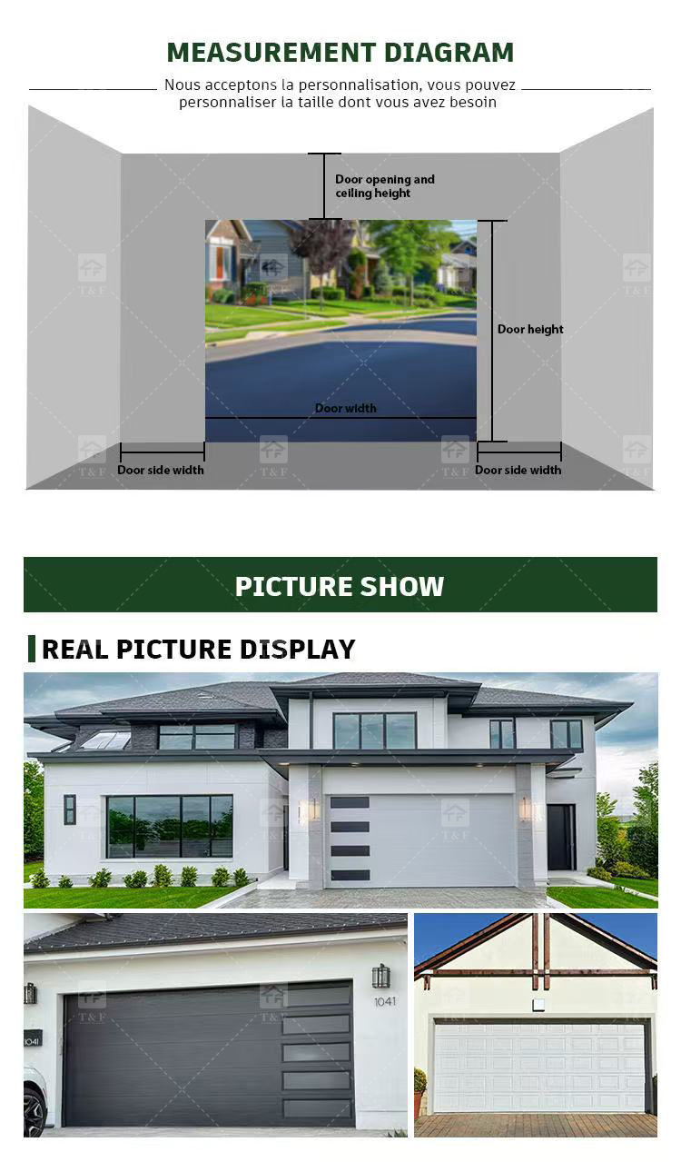 Modern European Style Aluminum Frosted Glass Garage Roller Door with Motor for Villa Exterior Waterproof