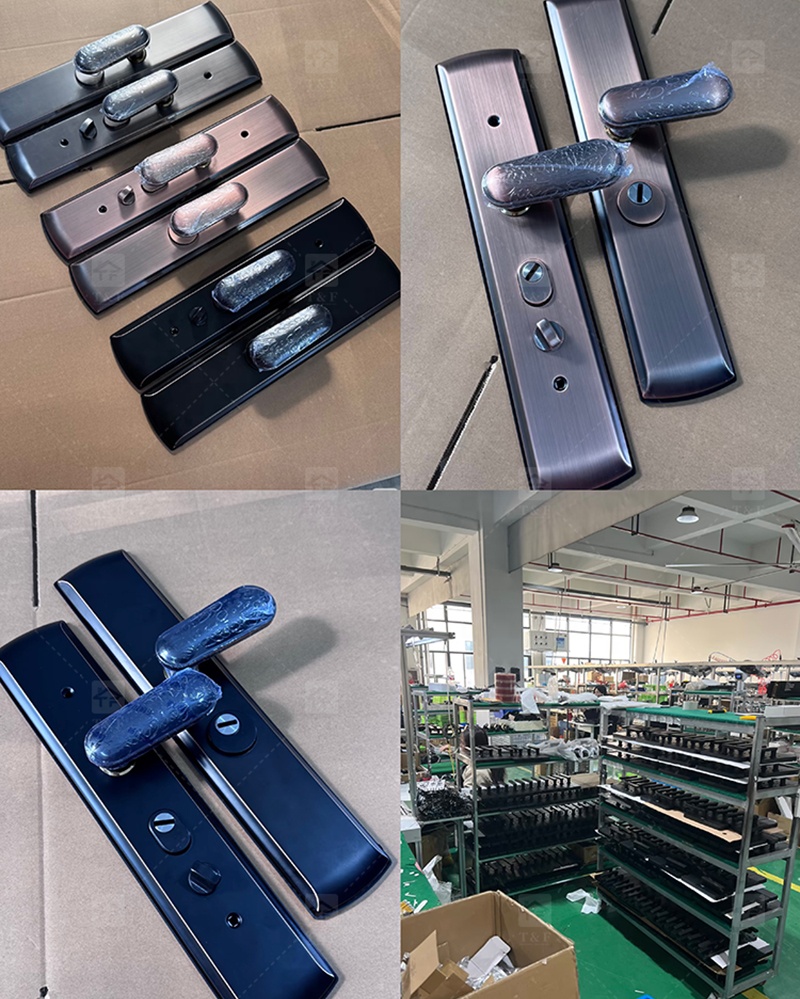 Modern Nordic Minimalist Villa School Interior Door Lock Zinc Alloy Silent Lever Lock Multi-color Easy Installation Home Door