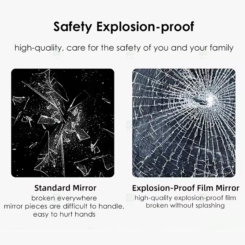 Smart LED Bathroom Light Miroir Irregular Oval Waterproof Backlit Vanity Wall Mirror with Defogger Touch Sensor Switch