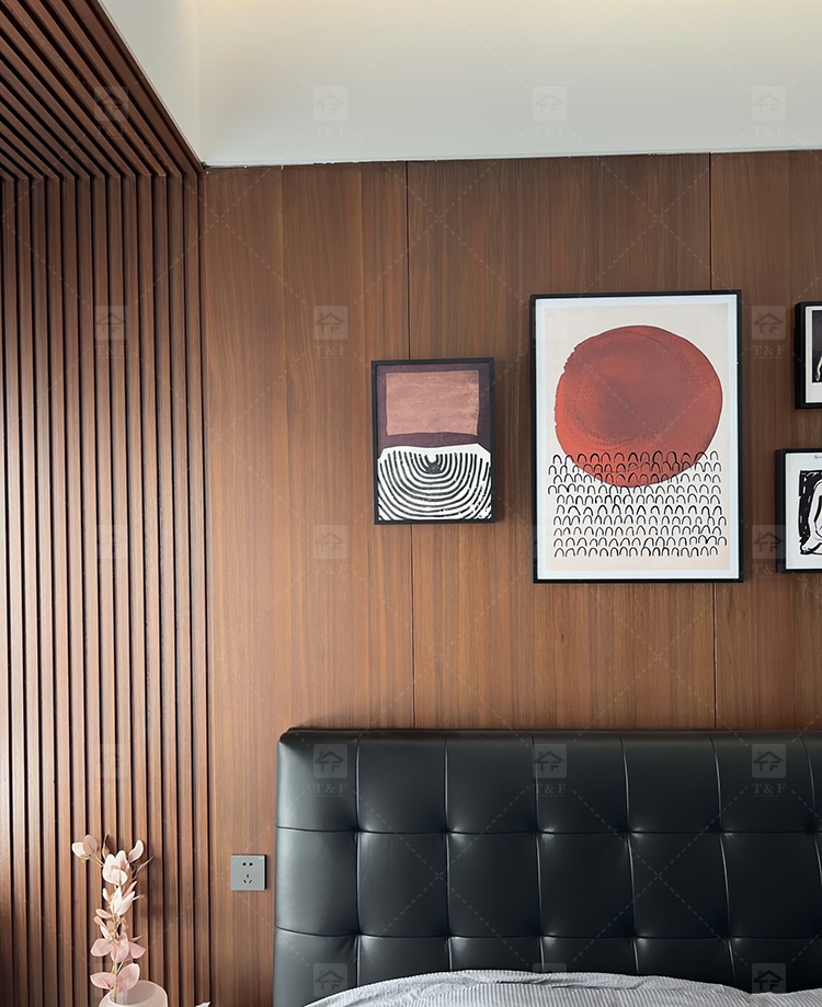 Noise Reduction Wooden Acoustic Slat Panel MDF Soundproof Wall Board for Living Room Bedroom Hotel Drum Room Piano Room Room