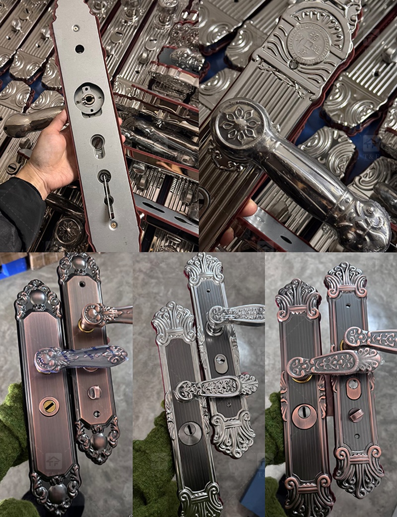 Factory High Performance Cost Ratio Modern Interior Door Handles Lock with Customization for Villa Hotel & Apartment Use