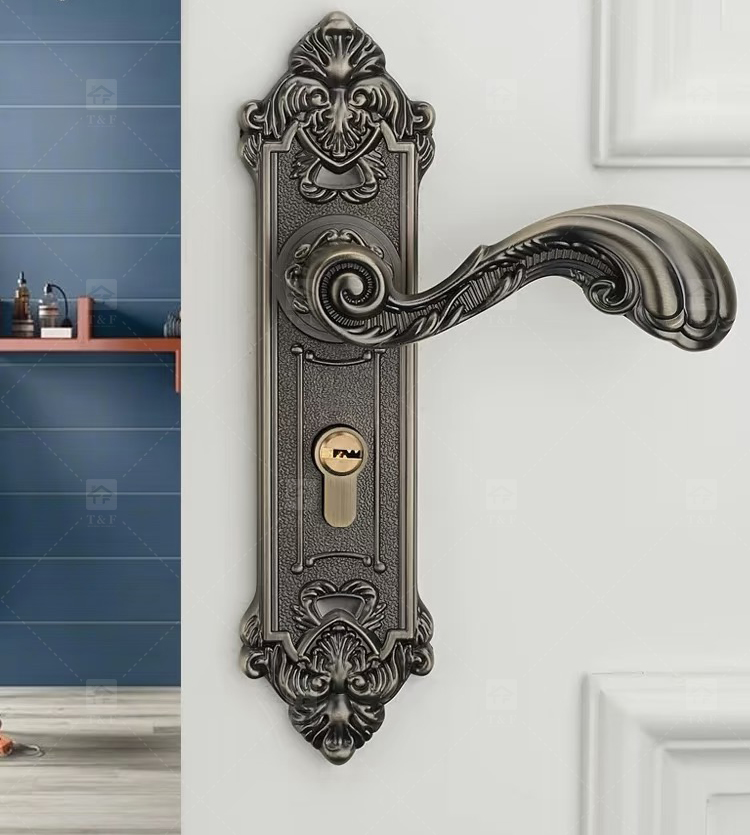 Factory High Performance Cost Ratio Modern Interior Door Handles Lock with Customization for Villa Hotel & Apartment Use