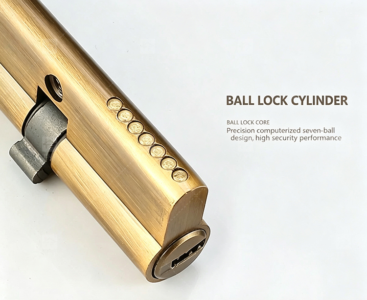 Modern Door Lever Handle Set Scroll Engraved Lock 304 Stainless Steel Brass Finish Easy Installation Hotel Apartment Use