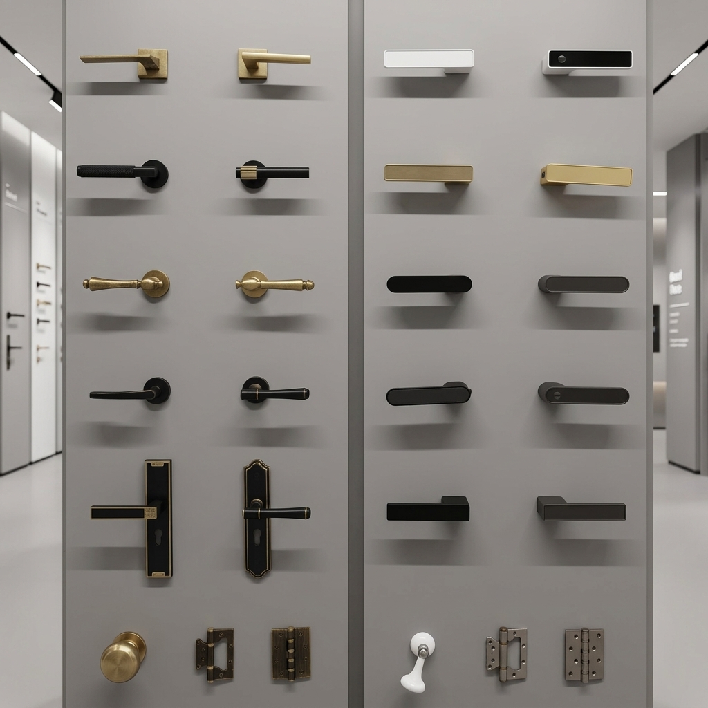 Modern Matte Black Interior Door Handle Split Base Lever Lock Quiet Bearing Easy Installation for Bedroom Bathroom Villa Hotel